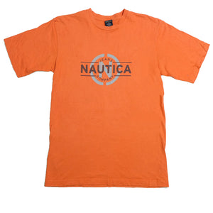 Vintage Nautica Jeans Spell Out T-Shirt - M