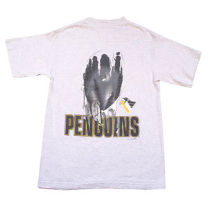 Vintage Pittsburgh Penguins Front & Back Graphic T-Shirt - M