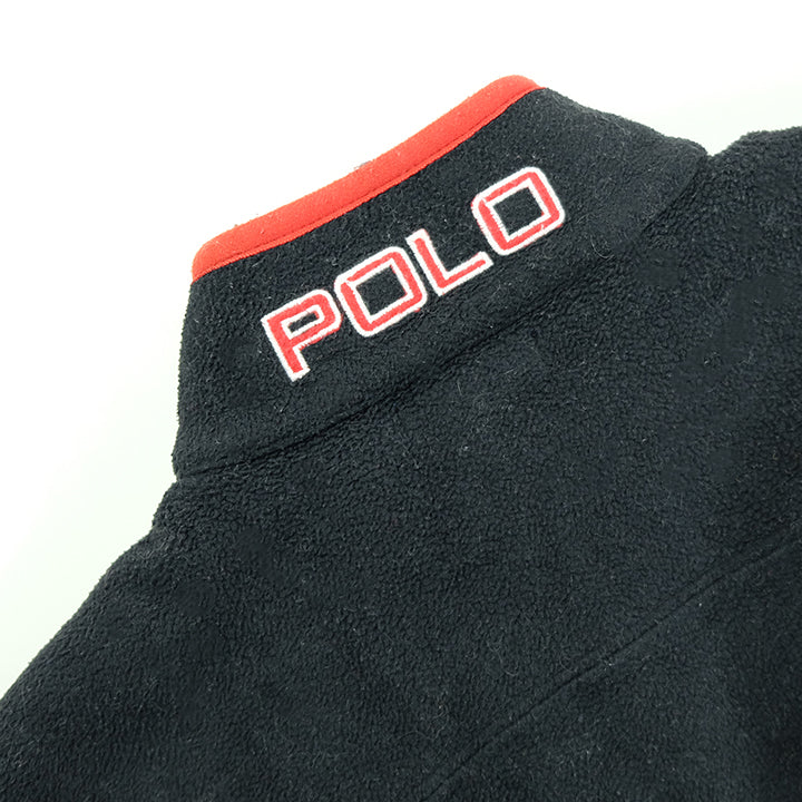 Vintage Polo Ralph lauren Fleece Logo Vest - XS