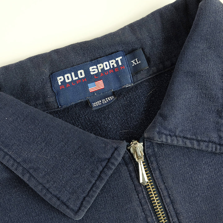 Polo Sport Ralph Lauren Embroidered Spell Out Quarter Zip - XL
