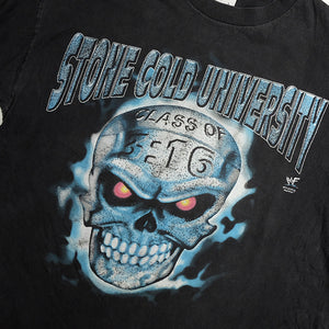 Vintage RARE 1998 Stone Cold Steve Austin Front & Back Graphic T-Shirt - L