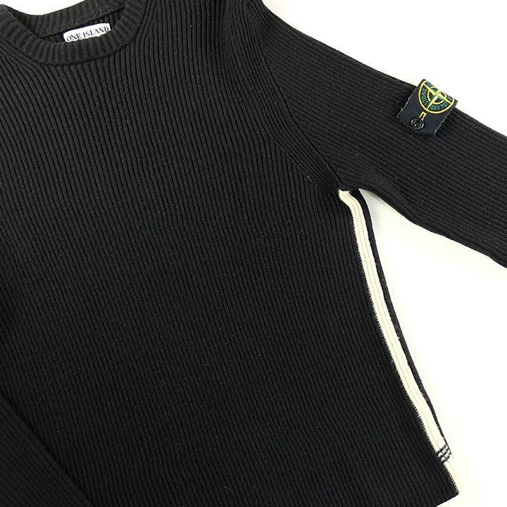 Stone Island AW 2004 Ribbed Wool Sweater Made In Italy - M