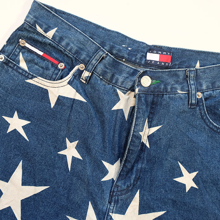 Vintage RARE Tommy Hilfiger Star Denim Jeans - 31/32