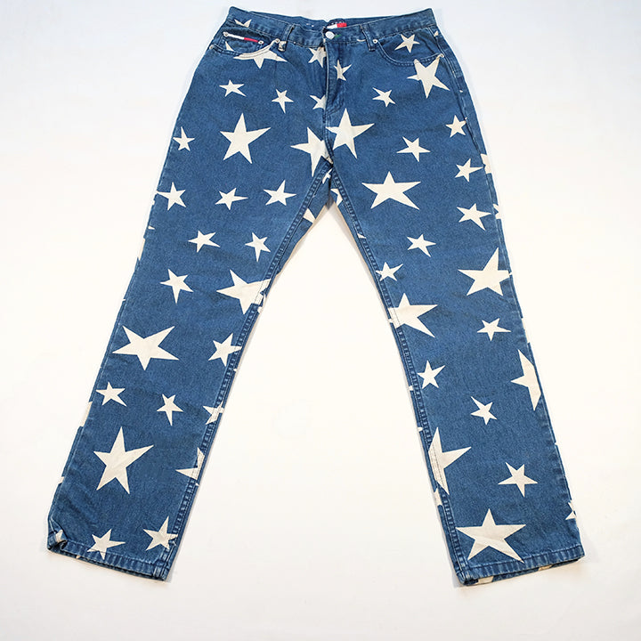 Vintage RARE Tommy Hilfiger Star Denim Jeans - 31/32