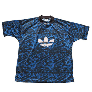 Vintage RARE Adidas All Over Print Big Logo Jersey - XL