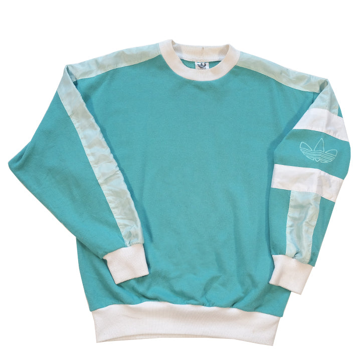 Vintage 80s Adidas Logo Crewneck - M