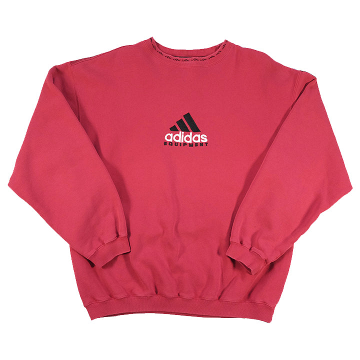 Adidas equipment rare 90s embroidered sweatshirt outlet