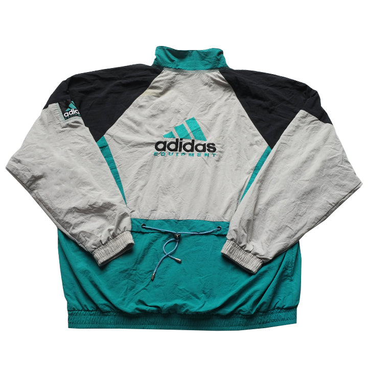 Vintage Adidas Equipment Big Embroidered Spell Out Jacket - L