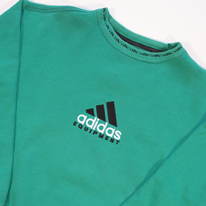 Vintage RARE Adidas Equipment Embroidered Heavy Weight Crewneck - M/L