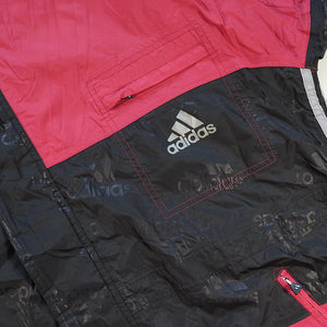 Vintage Adidas Big Logo Quilted Jacket - XL
