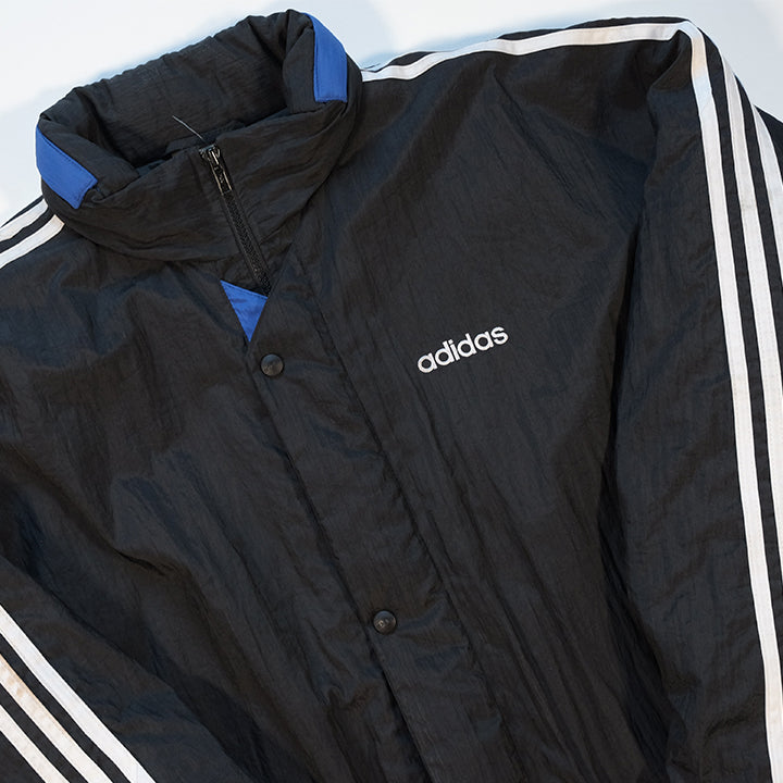 Adidas lined hot sale jacket