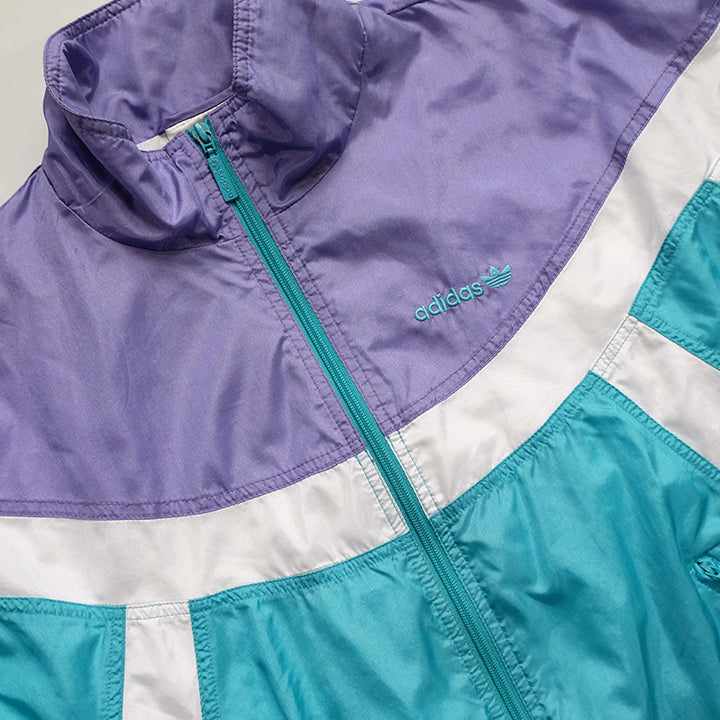 Vintage 80s Adidas WOMENS Spray Jacket - L