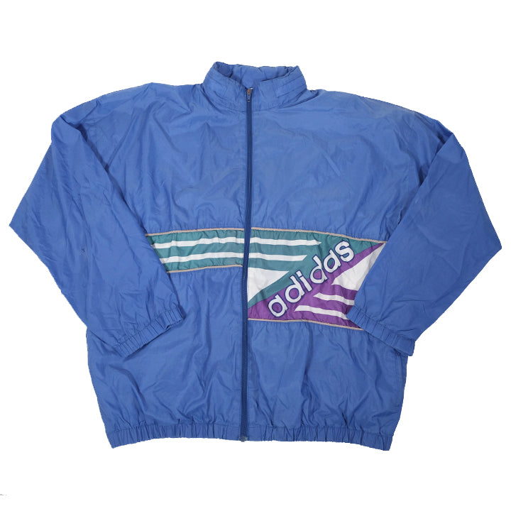 Vintage 80s Adidas Spray Jacket - L