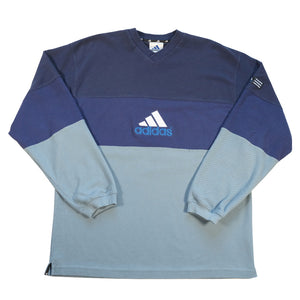 Vintage Adidas Embroidered Sweatshirt - L