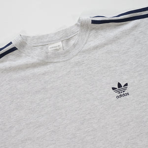 Vintage 80s Adidas Stripes Logo  T-Shirt - XL