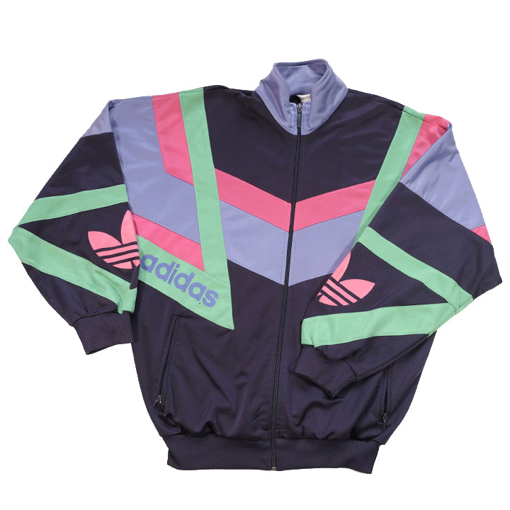 Vintage RARE Adidas Logo Track Jacket L Steep Store
