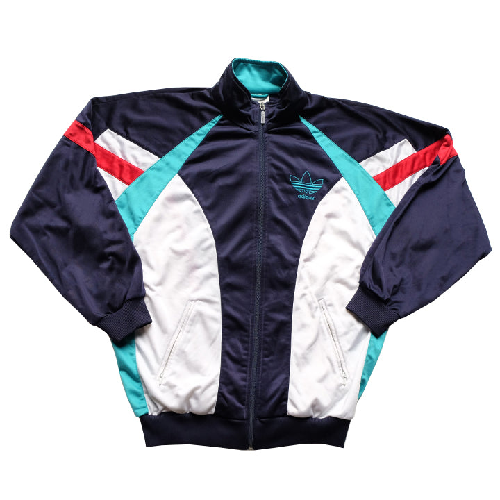 Vintage Adidas Classic Embroidered Logo Track Jacket - M/L