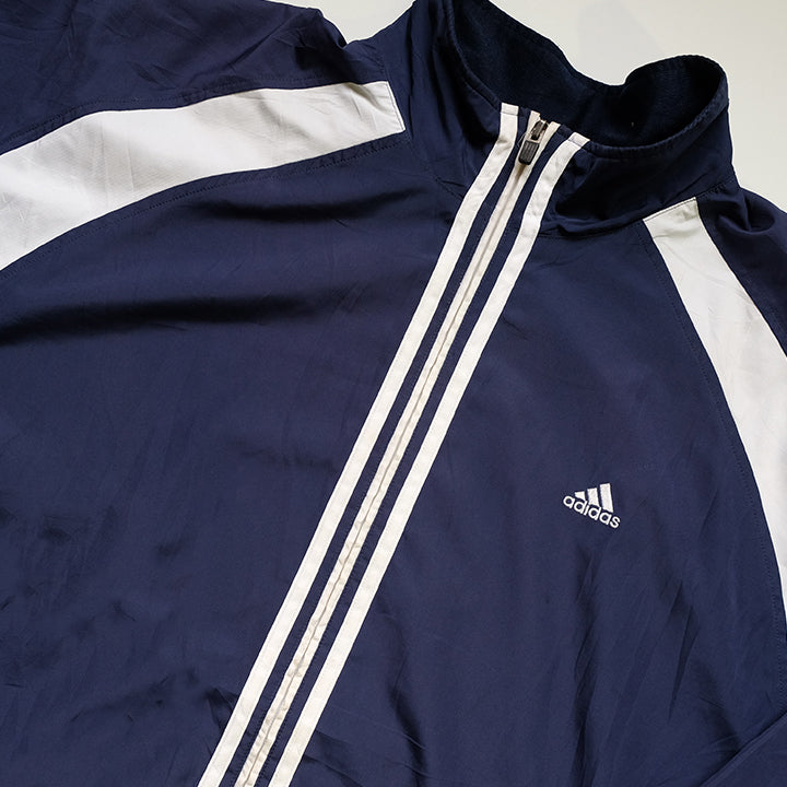 Vintage Adidas Stripe Logo Track Jacket - L/XL