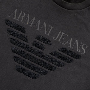 Vintage Armani Jeans Big Logo Spell Out Crewneck - S/M