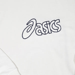 Vintage 90s Asics Big Embroidered Spell Out Crewneck - L
