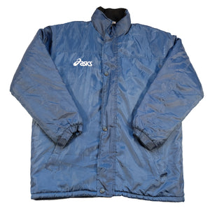 Vintage Asics Embroidered logo Quilted Jacket - XL