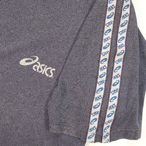 Vintage Asics Tape Spell Out T-Shirt - XL