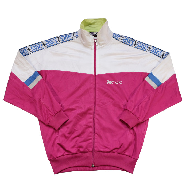 Vintage Asics Tape Logo Track Jacket - M