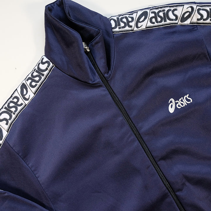 Vintage Asics Tape Spell Out Track Jacket - S