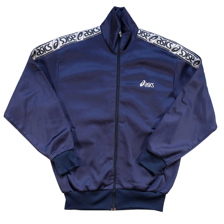 Vintage Asics Tape Spell Out Track Jacket - S