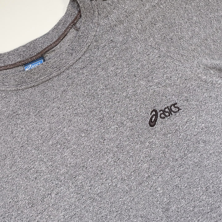 Vintage Asics Tape Spell Out T-Shirt - XL