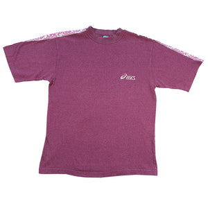 Vintage Asics Tape Spell Out T-Shirt - L