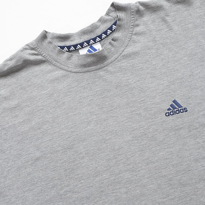 Vintage Adidas Embroidered Logo T-Shirt - L