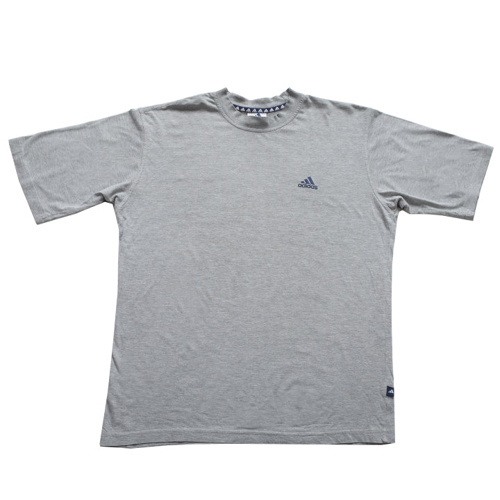 Vintage Adidas Embroidered Logo T-Shirt - L