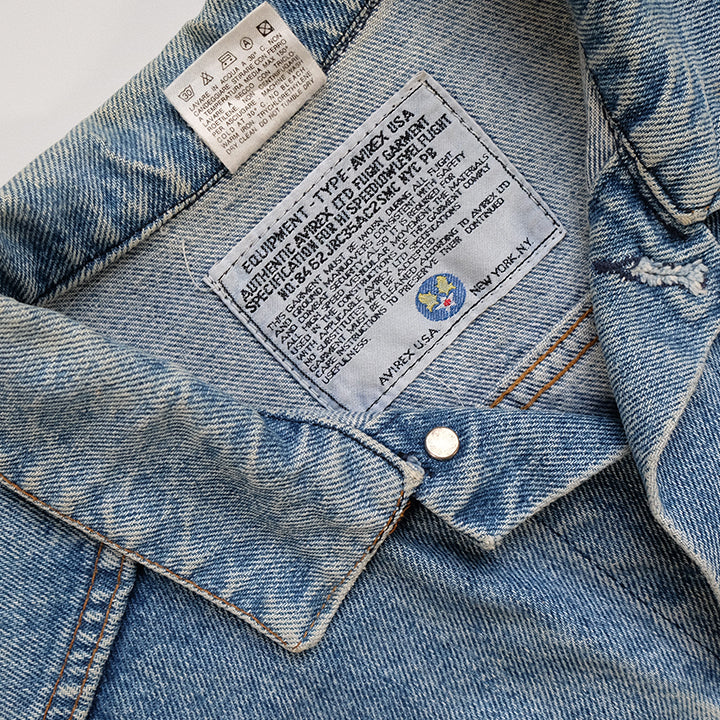 Vintage Avirex USA Denim Jacket - S/M