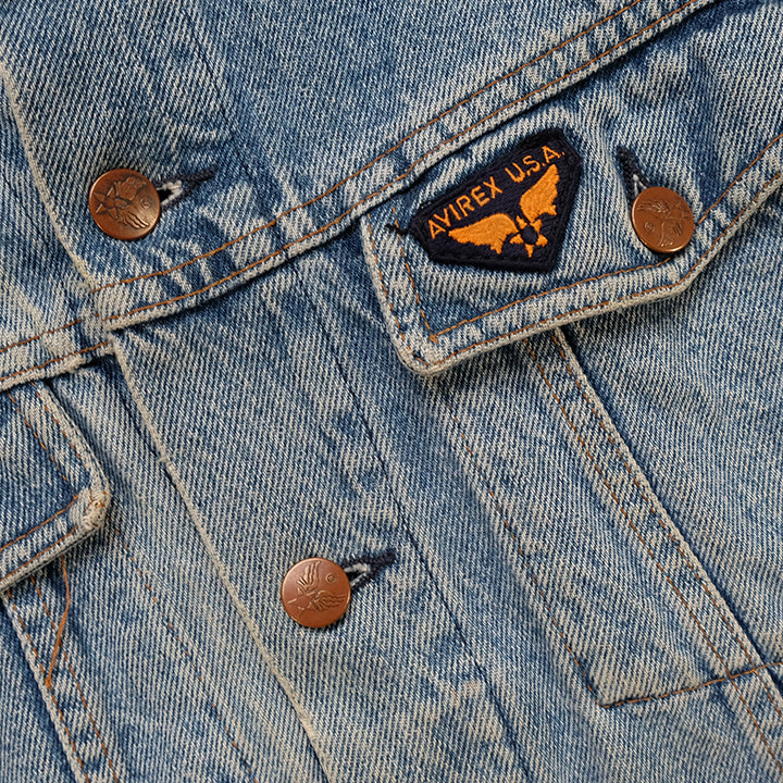 Avirex top jeans jacket