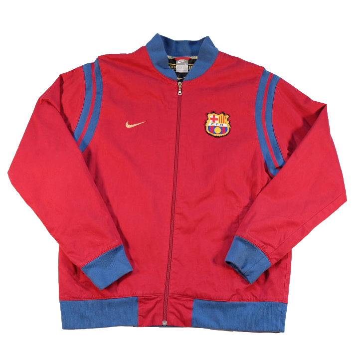 Vintage Nike Barcelona Embroidered Logo Heavy Weight Jacket - L