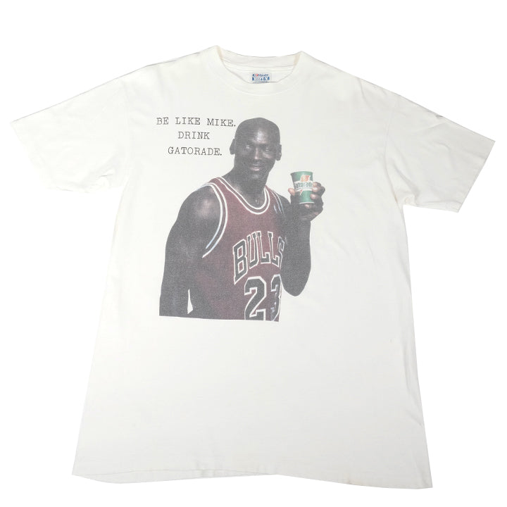 Vintage Rare Be Like Mike Drink Gatorade Single Stitch T-Shirt - XL