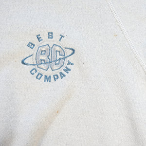 Vintage Best Company Embroidered Logo Crewneck - L