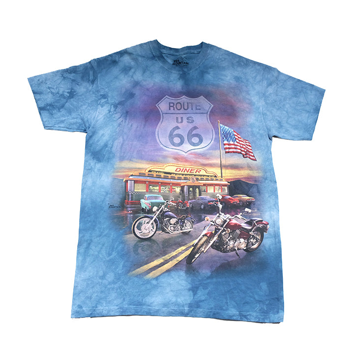 Vintage USA Biker Acid Wash Graphic T-Shirt - XL