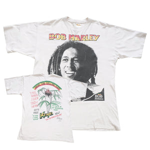 Vintage RARE Bob Marley Above The Falling Rain Single Stitch T-Shirt - XL