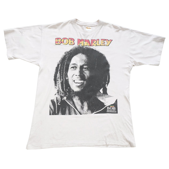 Vintage RARE Bob Marley Above The Falling Rain Single Stitch T-Shirt - XL