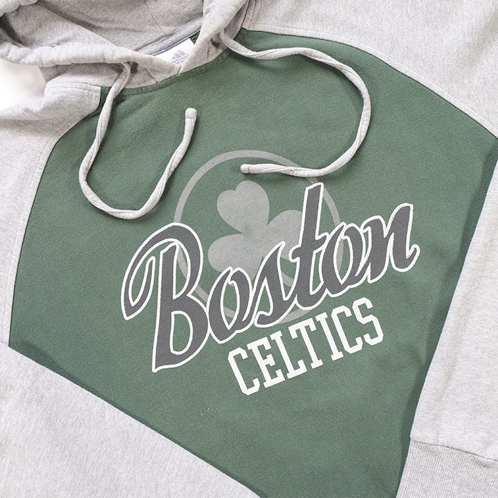 Vintage Boston Celtics Graphic Hoodie - L