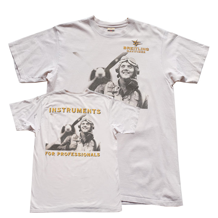 Vintage Breitling Front & Back Graphic T-Shirt - L