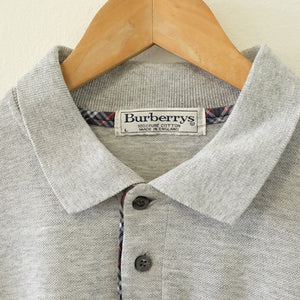 Vintage Burberrys Embroidered Logo Shirt - L