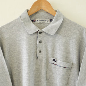 Vintage Burberrys Embroidered Logo Shirt - L