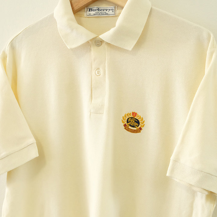 Vintage Rare Burberrys Embroidered Logo Shirt - L