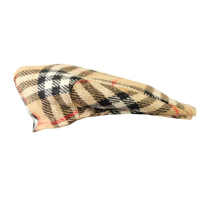 Vintage Burberry Wool Flat Cap