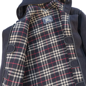 Vintage Burberrys Nova Check Lined Wool Montgomery Jacket - L