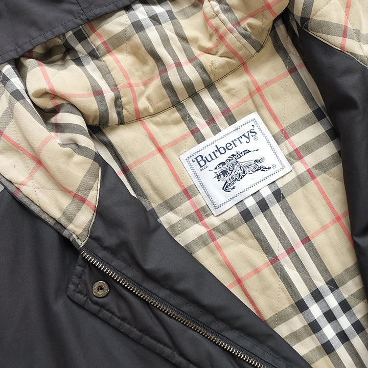 Vintage Burberrys Nova Check Lined Parka Jacket - L
