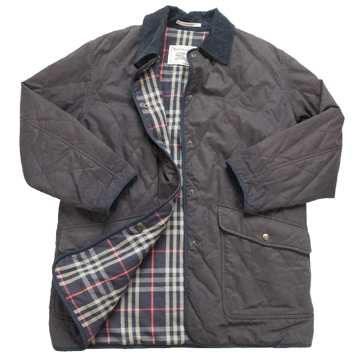 Vintage Burberrys Nova Check Lined Quilted Jacket - L